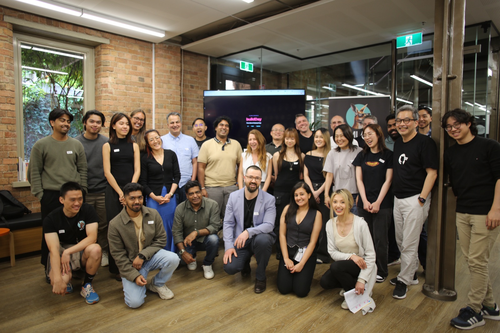 buildDay attendees at Stone & Chalk, Melbourne